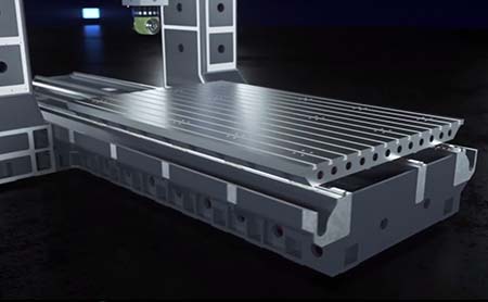 龙门铣机床3D三维动画展示